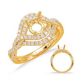 Diamond Engagement Ring  in 14K Yellow Gold    EN7788-1YG