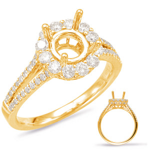 Diamond Engagement Ring  in 14K Yellow Gold    EN7885-1YG