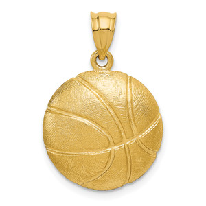 14KT Gold Basketball Charm