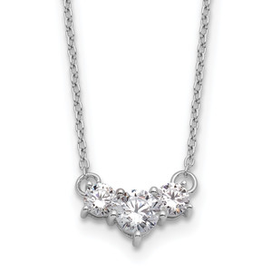 Diamond 3-Stone Necklaces