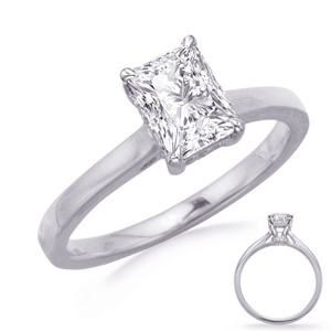 14KT Gold Diamond Engagement Ring Setting  EN8362-6X4MWG