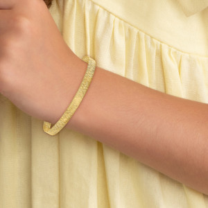 Leslie's Sterling Silver Gold-tone Bracelet