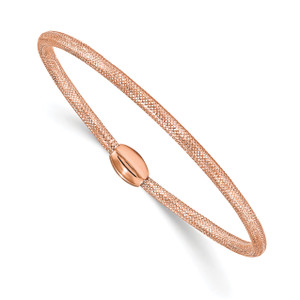 Leslie's 14k Rose Gold Stretch Bangle