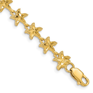 14K Starfish Bracelet