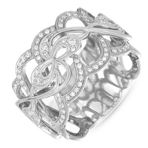 White Gold Pave Band

				
                	Style # D4198WG