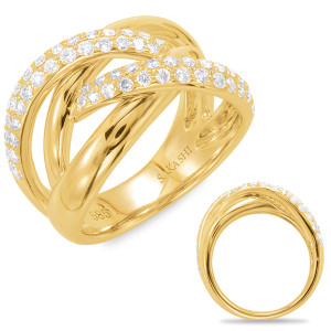 Yellow Gold Diamond Fashion Ring

				
                	Style # D4418YG