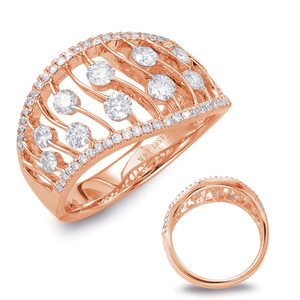 Rose  Gold Diamond Fashion Ring

				
                	Style # D4441RG