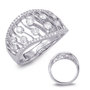 White Gold Diamond Fashion Ring

				
                	Style # D4441WG