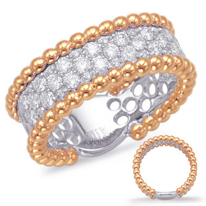 Rose & White Gold Diamond Fashion 

				
                	Style # D4466RW