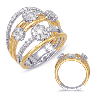 Yellow & White Gold Diamond Ring

				
                	Style # D4474YW