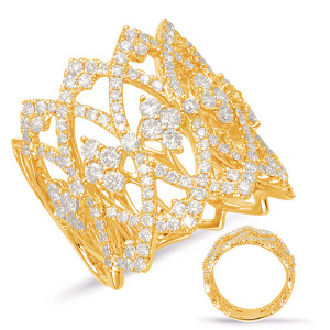 Yellow Gold Diamond Fashion Ring

				
                	Style # D4574YG