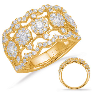 Yellow Gold Diamond Fashion Ring

				
                	Style # D4625YG