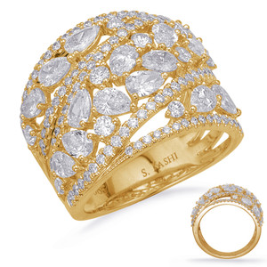Yellow Gold Diamond Fashion Ring

				
                	Style # D4689YG