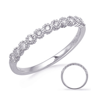 White Gold Stackable Band

				
                	Style # D4743WG