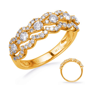Yellow Gold Diamond Fashion Ring

				
                	Style # D4748YG