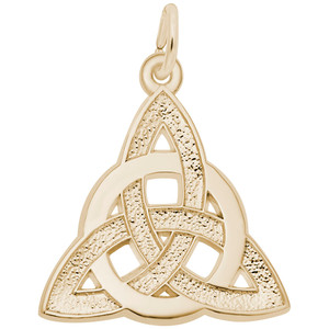 Celtic Trinity Knot Rembrant Charm