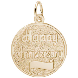 Happy Anniversary Disc Rembrant Charm