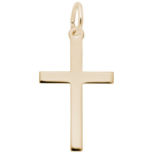 Medium Plain Cross Rembrant Charm