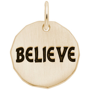 Believe Tag Rembrant Charm