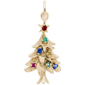 Christmas Tree with Ornaments Rembrant Charm