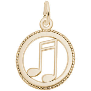 Music Note Disc Rembrant Charm