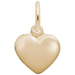 Small Puffy Heart Rembrant Charm