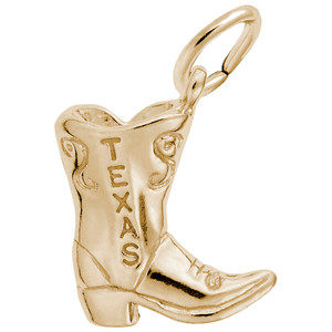 Texas Cowboy Boot Rembrant Charm