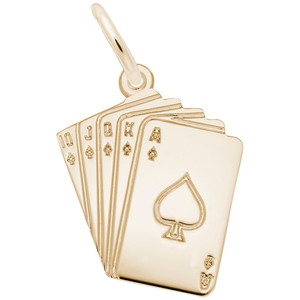 Royal Flush Cards Rembrant Charm