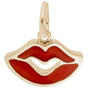 Red Lips Rembrant Charm