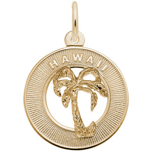 Hawaii Palm Tree Ring Rembrant Charm