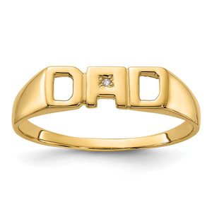 Men's Diamond 'DAD' Ring sY1612A