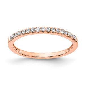 14k Rose Gold Diamond Wedding BandRDB2965W-4RA