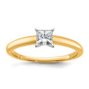 Grande Lab Grown Princess Diamond Solitaire Ring s