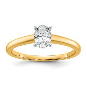Grande Lab Grown Oval Diamond Solitaire Ring s