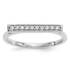14kw Diamond Bar Ring Y13742WVS