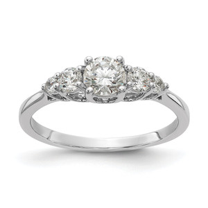 14k White Gold DiamondSemi-Mount Eng Ring RM5908E-SEMI-4WA