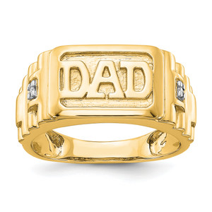 Men's Diamond 'DAD' Ring s