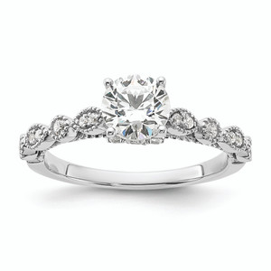 Vintage Semi-Mount Diamond Engagement Ring s