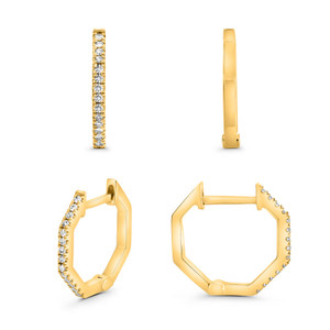 Diamond Earrings in 14KT Gold EE1150