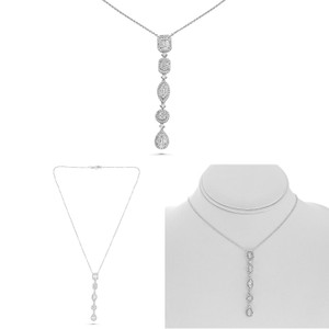 Baguette Diamond Necklace in 14KT Gold DN1090