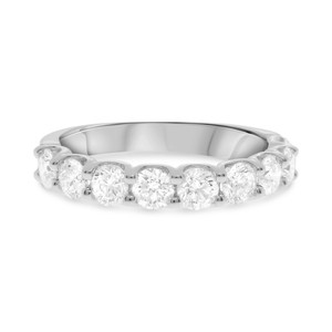 Nine-Stone White Diamond Wedding Diamond Band
  RJ-UR1908-9-1.50-B-W-6.5