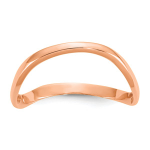 10KT Rose Gold Wave Fashion Thumb Ring