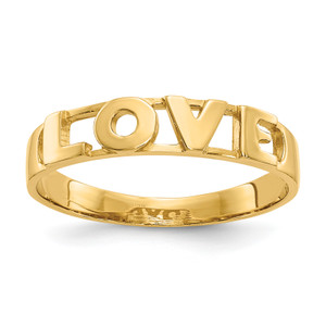 10KT Love Ring