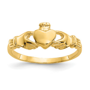 14KT Madi K Claddagh Baby Ring