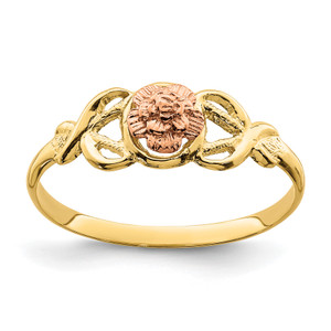 14KT Two-Tone Polished Ring