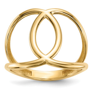 14KT Gold Polished Ring