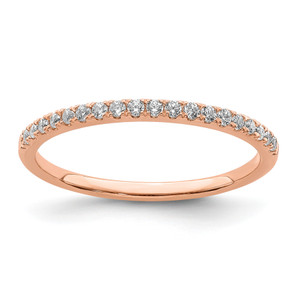 Blooming Bridal 14KT Rose Gold 1/6 carat Diamond Complete Wedding Band