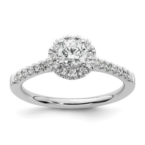 Halo Diamond Semi-mount & Complete Engagement Rings