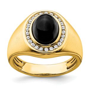 Men's Onyx & Diamond Rings