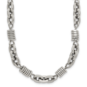 Chisel Stainless Steel Polished 20 inch Necklace